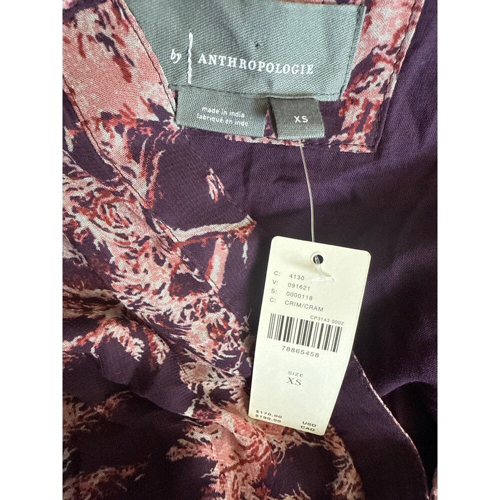 Anthropologie Somerset Maxi‎ Dress Chiffon Edition Pockets Size XS - Picture 8 of 14